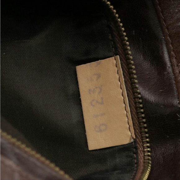 Salvatore Ferragamo Dark Brown Leather Bag - Picture 7 of 10